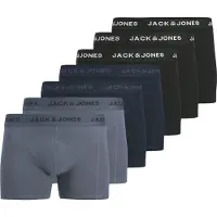 Jack & Jones Boxershorts 'JACJeremiah' nachtblauw / saffier / zwart / wit