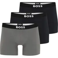 BOSS Boxershorts donkerblauw / grijs / zwart / wit