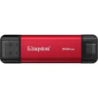 Kingston Dual Portable SSD - 512GB - Rood