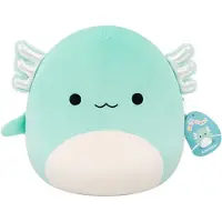 Jazwares - Medium Plush 30cm Anastasia - Teal Axolotl W/Silver Gills