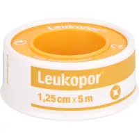 Leukopor Hechtpleister 5 m x 1,25 cm