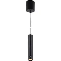 REV LED hanglamp op batterijen, uitschuifbaar van 37 tot 163 cm, zwart