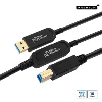 Microconnect Premium Optische USB 3.0 A-B Kabel - MICRO CONNECT - 10m - Gegevensoverdracht