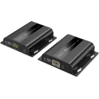 Digitus DS-55351 HDMI-extenderset HDMI, HDMI-ingang, USB, USB-A, USB-A 1.1, RJ45, Micro-USB Via netwerkkabel RJ45 200 m