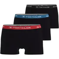 Tom Tailor Boxershorts lichtblauw / rood / zwart