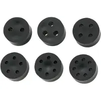 TRU COMPONENTS TC-10820764 TC-MH14-4A203 Meervoudig dicht-inzetstuk PG11 4 x 1.3 - 2.3 mm Rubber Zwart 50 stuk(s)
