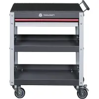 Toolcraft 553942 Servicewagen Kleur (specifiek): Grijs, Lichtgrijs, Rood