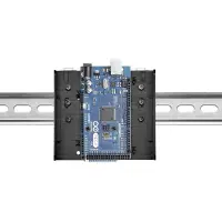 Renkforce DIN-rail-houder Geschikt voor serie: Raspberry Pi, Arduino, Banana Pi Voor DIN-railmontage Zwart