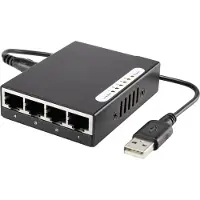 Renkforce RF-4451433 RF-4451433 Netwerk switch 5 poorten 100 MBit/s USB-stroomverzorging