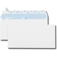 GPV envelop, 110x220 mm, wit, z. venster, 90 g/m2, zelfkl., 25 st.
