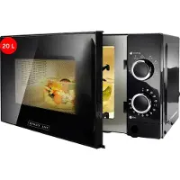 Royalty Line MWO3818 Vrijstaande Solo Magnetron - 20 Liter - Microwave Met 6 Magnetronstanden - Microgolf - 700W - Binnenverlichting - Zwart