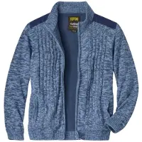 Atlas For Men - Tricotvest met fleecevoering - Heren - Verkrijgbaar in grote maten - XL