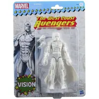 Marvel Hasbro The Avengers Actiefiguur Vision (The West Coast Avengers) 15 cm Legends Retro Collection Series 2022 Multicolours