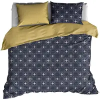 De Witte Lietaer Dekbedovertrek Alice Blue Wing Teal Satijn-240 x 200 / 220 cm | Lits-Jumeaux
