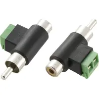 TRU COMPONENTS Cinch-Adapter mit Schraubanschluss