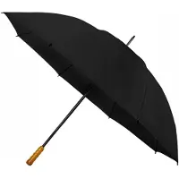 Impliva XL Paraplu XL 130cm Doorsnede, Zeer Licht, Zwart