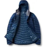 Rab - Donsjassen - Cirrus Flex Hoody Graphene voor Heren - Maat XL - Grijs