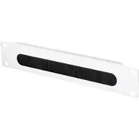 Renkforce RF-4759820 254 mm 25,40cm (10") Netwerkkast Borstelstrip Vaste Installatie Geschikt voor kast..., Accessoires voor serverkasten, Grijs