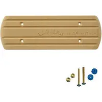 Glomex Ra207 Rectangular Ground Plate Bruin 455 x 150 x 13 mm
