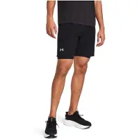 Under Armour Sportbroek 'Launch 7' lichtgrijs / zwart
