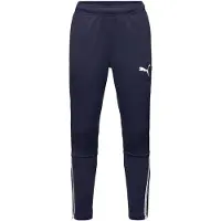 Puma teamLIGA Trainingsbroek Kids Donkerblauw Wit
