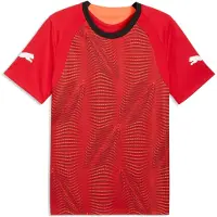 Puma Tricot 'Individual Final' neonrood / zwart / offwhite
