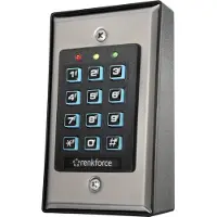 Renkforce 1582597 Codeslot Opbouw (op muur) Met verlicht toetsenbord