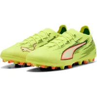 Puma Voetbalschoen 'Ultra 6 Pro' citroen / petrol / lichtrood / offwhite
