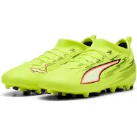 Puma Sportschoen 'Ultra 6 Match' neongeel / oranje / zwart / wit