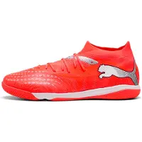 Puma Voetbalschoen 'Future 9 Match' rood / zwart / zilver