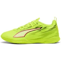 Puma ULTRA 6 MATCH IT voetbalschoenen, Zwart/Rood/Geel, Maat 38