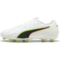 Puma Voetbalschoen 'King 20 Match' grasgroen / lichtrood / zwart / wit