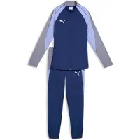 Puma Trainingspak lichtblauw / donkerblauw / donkergrijs