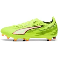 Puma Voetbalschoen 'Ultra 6 Match' neongeel / lichtrood / zwart / wit