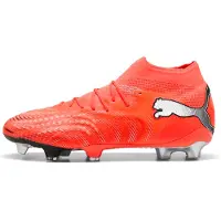 Puma Voetbalschoen 'Future 9 Ultimate' neonrood / zwart / zilver / wit