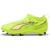 Puma Sportschoen 'Ultra 6 Match' neongeel / donkeroranje / zwart / wit
