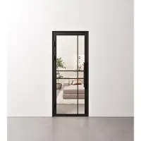 Barnwoodweb Stalen Deur met Glas - 6 vaks modern Standaard Maten