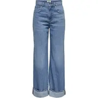 ONLY Onlhope ex hw wide fold up dnm pim blue denim