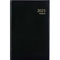 Brepols Saturnus Agenda 2027 Speciaal 2 Dagen per pagina Duits, Engels, Frans, Nederlands Zwart 0,221,1255,01,6,0