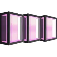 Philips Hue Impress muurlamp White and Color zwart breed 3-pack