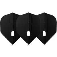 L-Style Champagne Flight Kami L1 Standard Black - Dart Flights