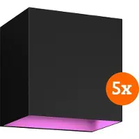 Philips Hue Resonate Downward White and Color - zwart 5-pack