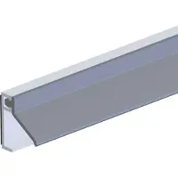 Ellen Tochtstrip Aib-3N-XL-Zk 300cm - Aluminium