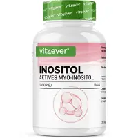 Vit4ever Myo-inositol 1500 mg per dag – 240 vegan capsules met hoge dosering – Zuiver inositol als belangrijk bestanddeel van de celstofwisseling – Zonder onnodige toevoegingen -