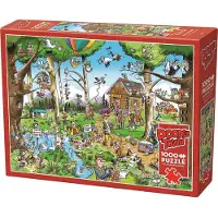 Cobble Hill legpuzzel DoodleTown Birdwatcher's Paradise 1000 stukjes.