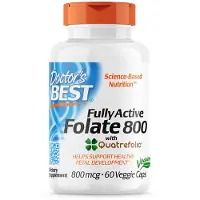 Doctors Best - Volledig Actief Foliumzuur 800 met Quatrefolic, 800 mcg - 60 capsules