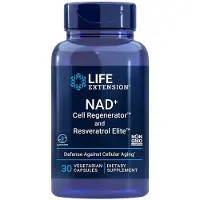 Life Extension - NAD+ Celregenerator &amp; Resveratrol Elite - 30 capsules