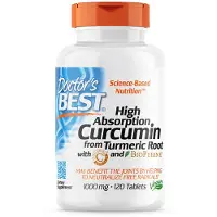 Doctors Best , Hoog Absorptie Curcumine, 1.000 mg, 120 Tablets