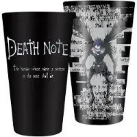 Death Note - Anime Drinkglas - Ryuk - voor Geen - zwart-wit | Maat Standard
