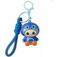 Itotal Sleutelhanger Hoodie PENGUIN Keychain Plastic and Metal 4.5x4.0x5.4cm